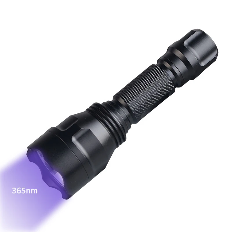 

New Arrival ANYGO Aluminium Alloy 365nm UV Light 3W High Power 395nm UV Flashlight for Pet Urine Money Detect