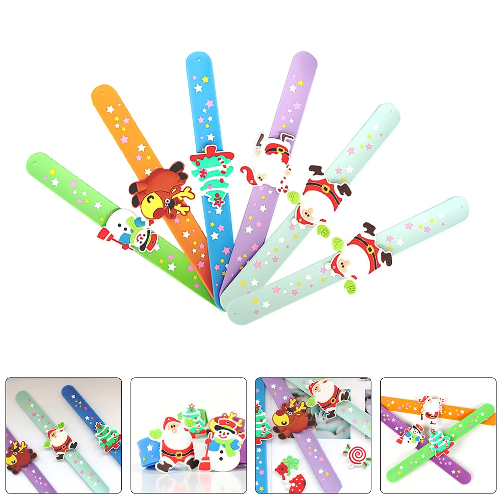 

8 шт., силиконовые браслеты для детей