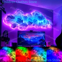 Lampe nuage intelligente compacte Thundercloud, lampe de nuit musicale à base de rythme, adaptée à un usage intérieur, une chambre à coucher ou aux jeux 3