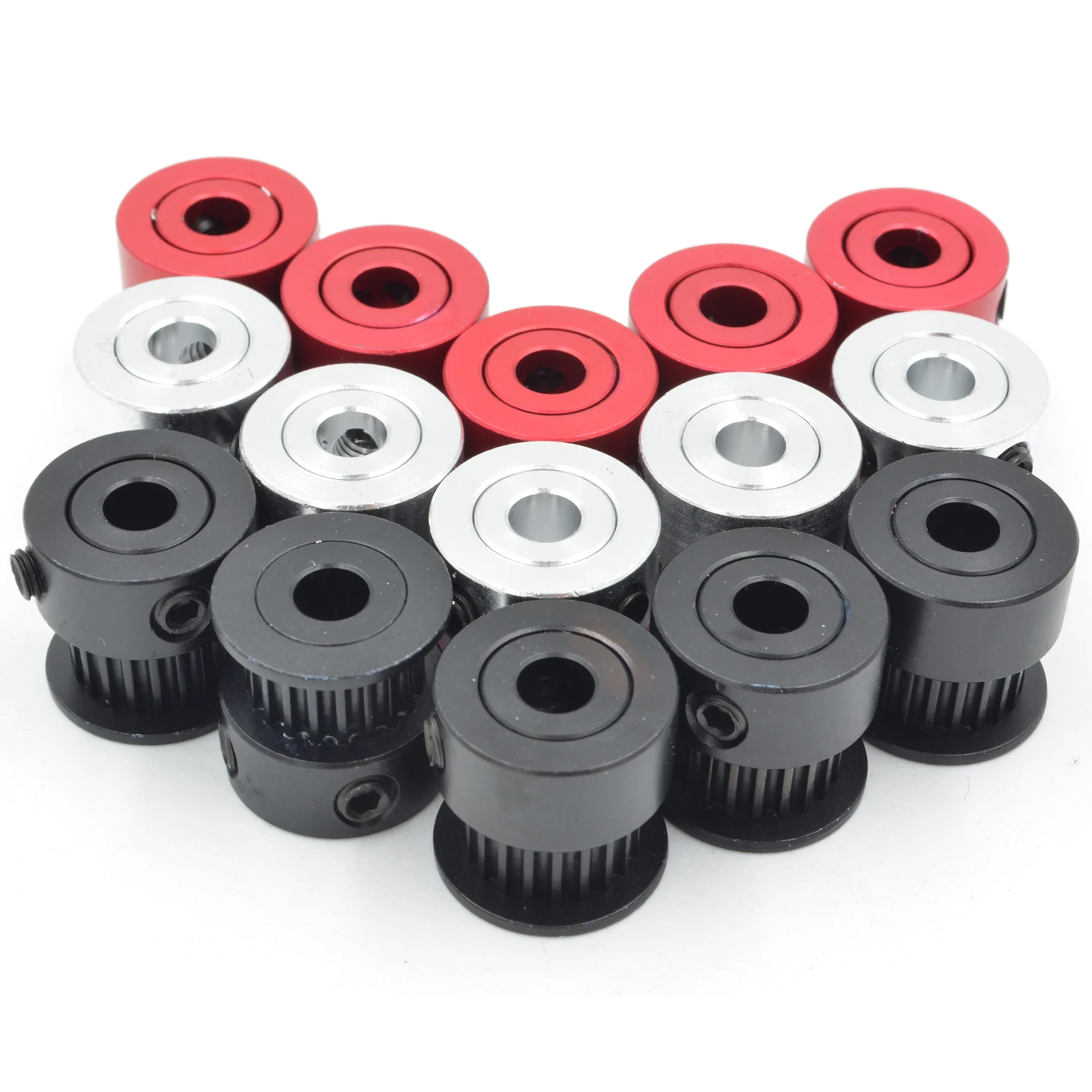 20 Teeth 2GT Timing Pulley Bore 4/5/6/6.35/8mm for 2MGT GT2 Synchronous belt width 6/10/15mm small backlash 20Teeth 20T POWGE GT timing pulley