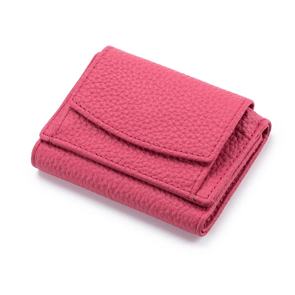 Women's Genuine Leather Fashion Wallet with Mini Coin Pocket and RFID Blocking