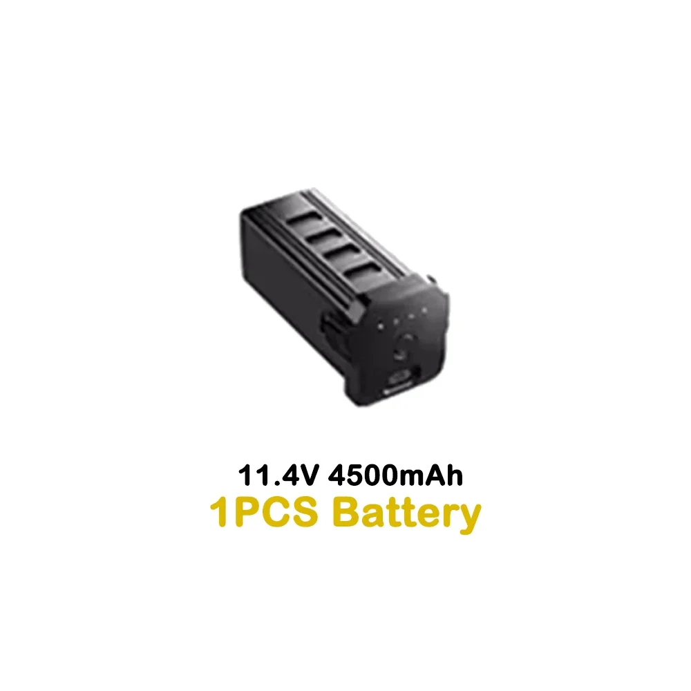 Trois piles Batterie Drone D12 11.4V 4500mAh Li-Poly côte à côte sur fond blanc