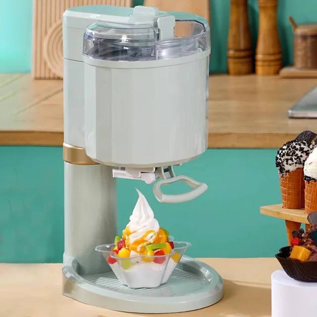Machine à Crème Glacée existent de 220V, Mini Cône de Glace Fait Maison, Petites Zones de Bricolage, 138 hacer helados 1