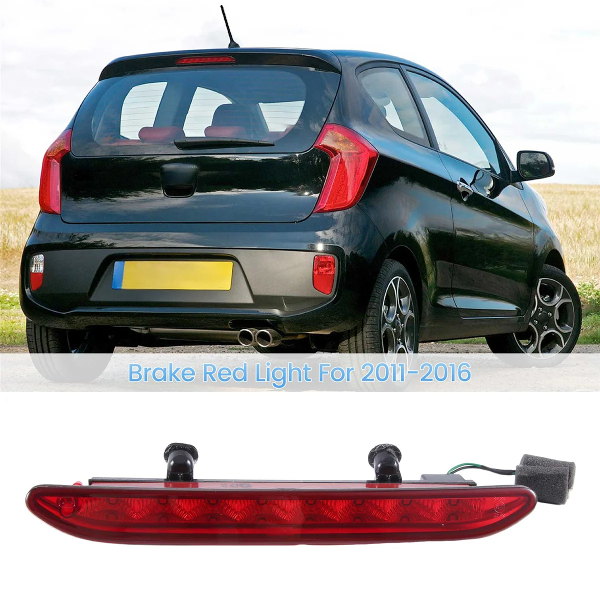 

927001Y300 Car LED 3Rd Brake Red Light Assembly for Kia Picanto 2011-2016 92700-1Y300