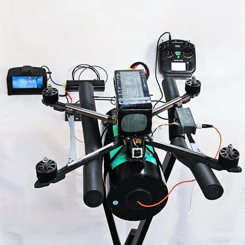 FPV-Glasfaser-Video-Datumsmodul Urltra-Licht für FPV 0,3 mm Glasfaserkabel 2 km 3 5 km 10 km Option Drohnen-Glasfaser-Kommunikation