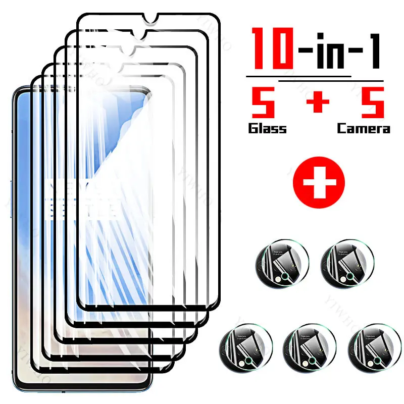 

10to1 for Oneplus 7 T Pro Camera Lens Film and Phone Protective Tempered Glass Screen Protector for Oneplus 7T 7Pro Anti-Shatter