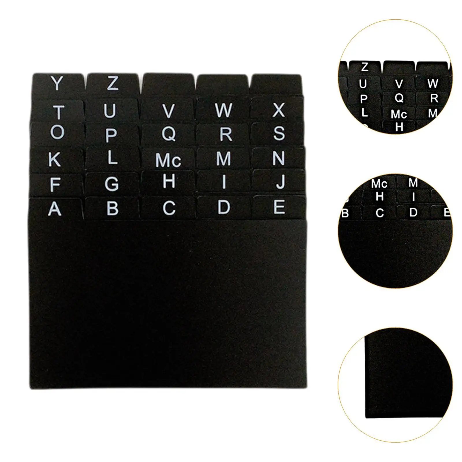 30Pcs Index Cards A-z Dividers 3x5