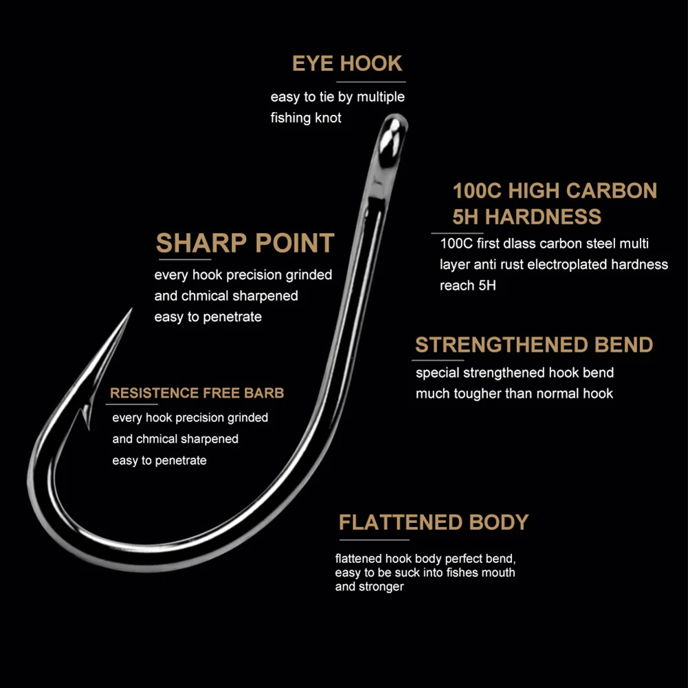 Рисунок 6 - рыболовные крючки для ловли карпа