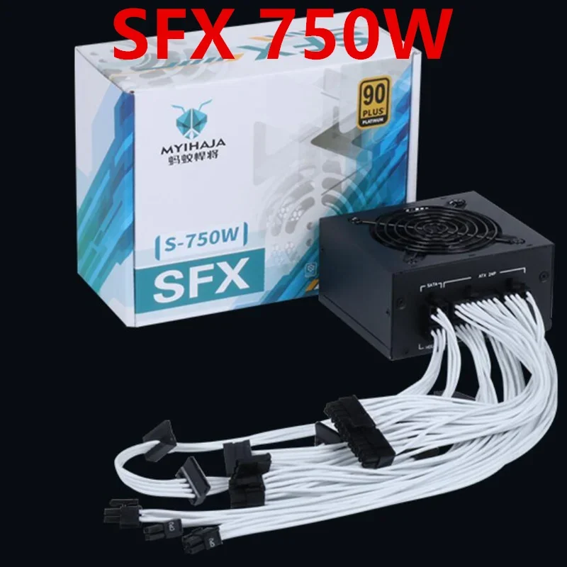 S-500W S-600W S-750W S-850W SFX 전원 공급 장치, MYIHAJA ITX 90 플러스 플래티넘 500W 600W 750W 850W