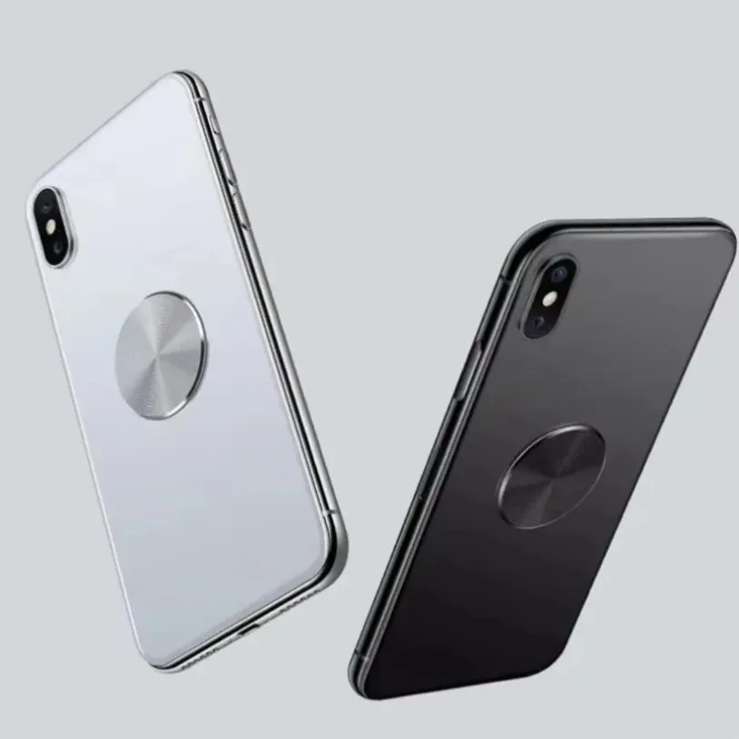 1PCS Thin Metal Plate Disk Portable CD Pattern/smooth Magnetic Disk for Magnetic Phone Tablet Holder Suit Iron Car Cell Mout