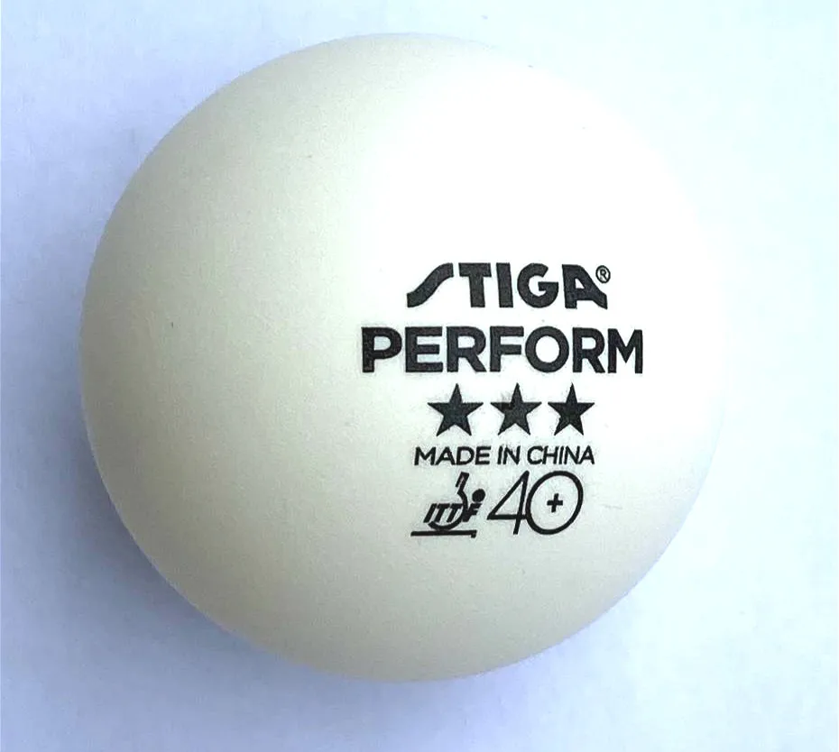 STIGA（スティガ） 卓球ボール 3スター パフォーム40 （100個入り）