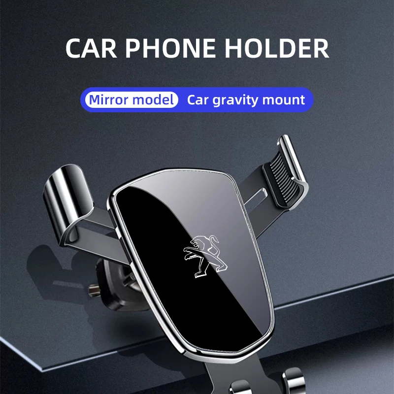 Gravity Car Phone Holder Air Vent Moblie Cell Stand Mount Bracket For Peugeot 407 508 2008 5008 307 308 3008 206 207 208 107 106