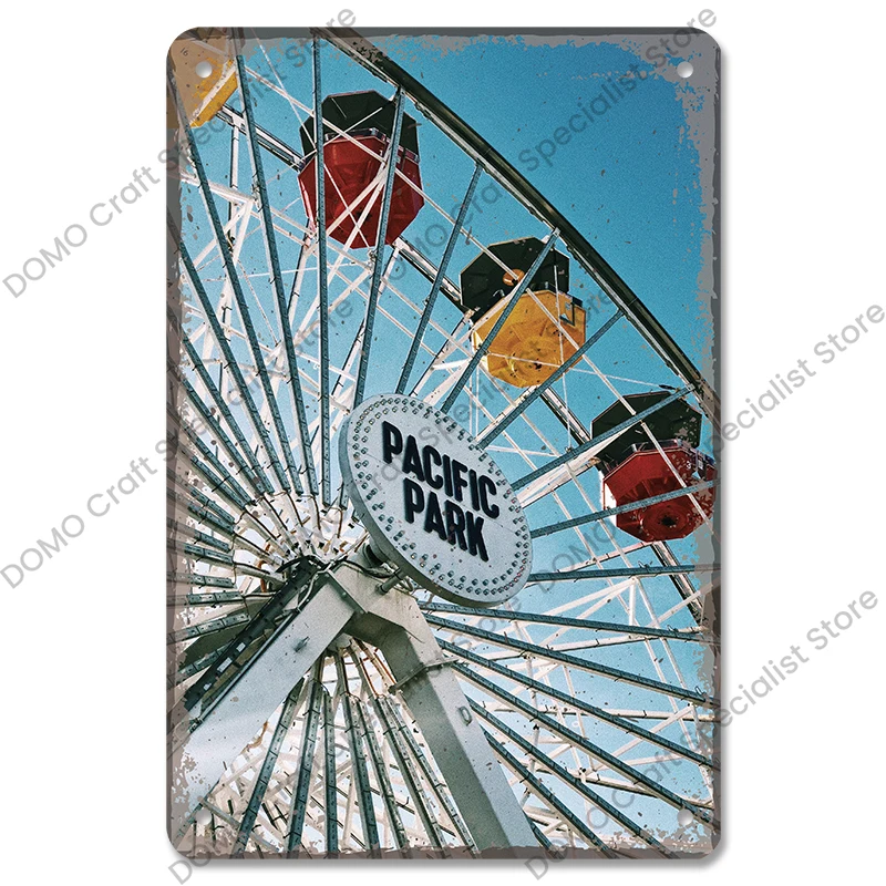Rigall Metalen tinnen bord vintage muurposter, retro metaal, Into The Garden I Go to Lose My