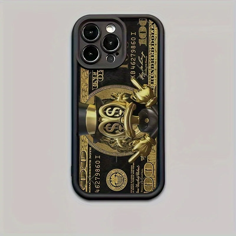 Stylish USD Dollar Design Soft TPU Phone Case - Durable & Trendy Back Cover