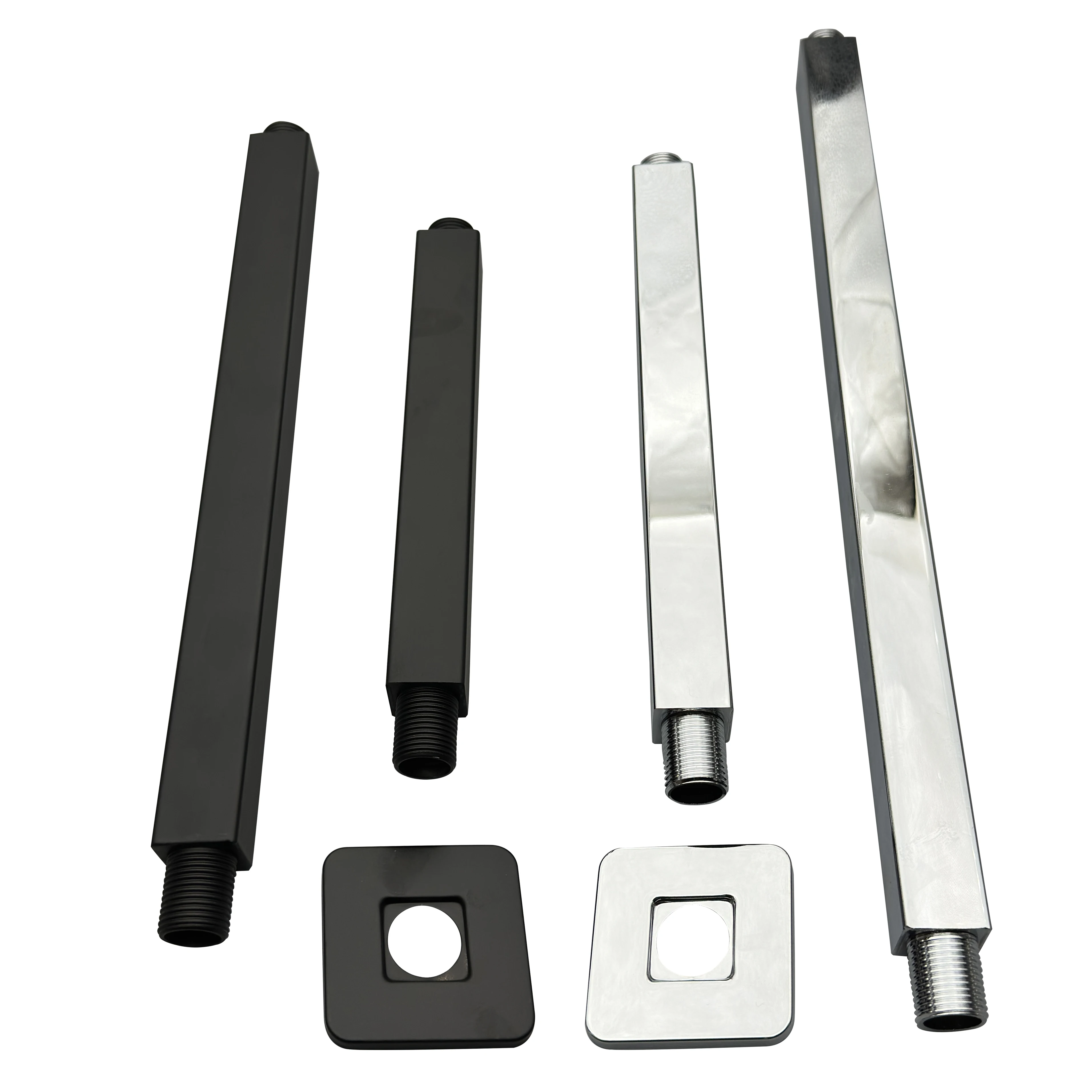 BourdillatCeilingMountedShowerArmRainShowerHeadSquareExtension