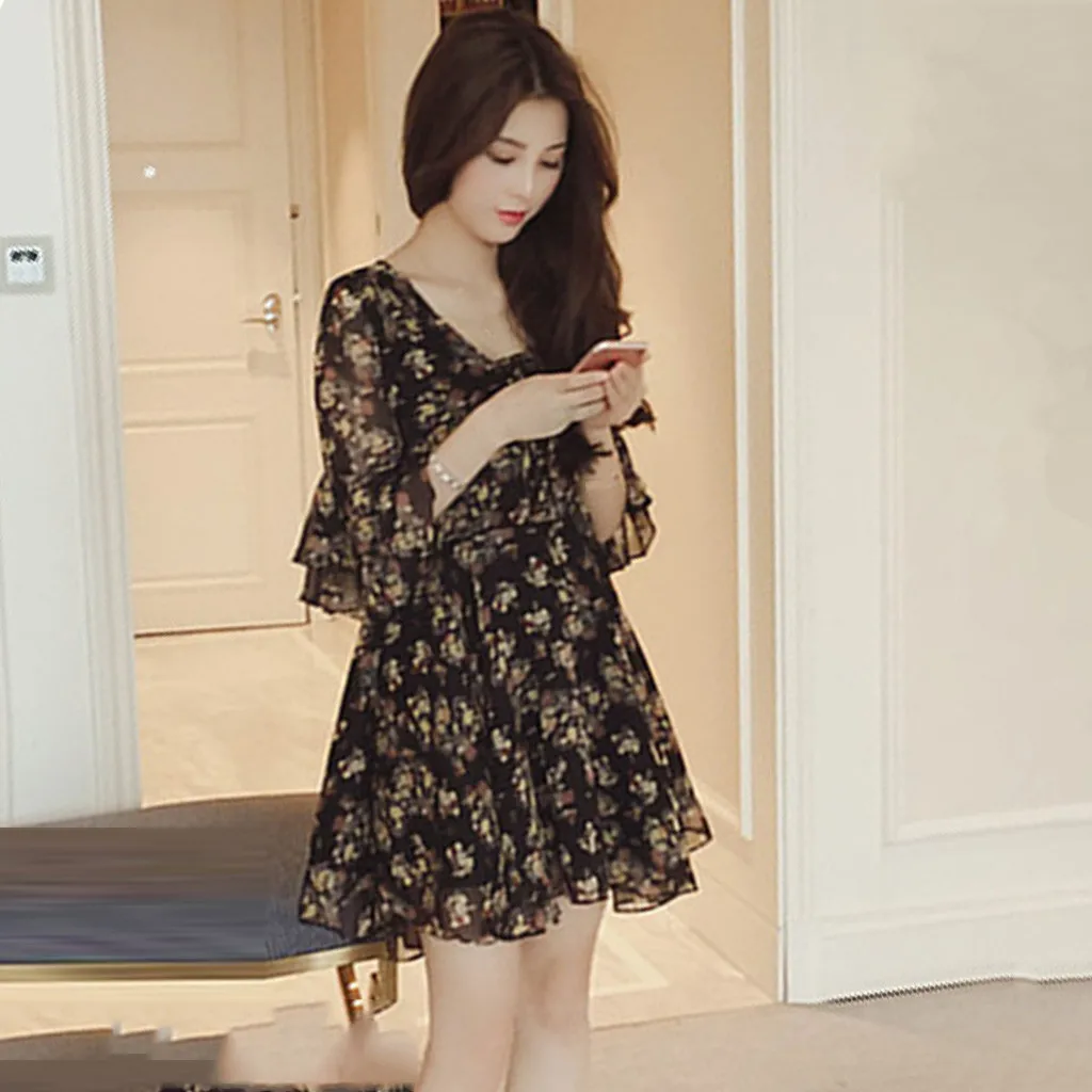 Women Chic Chiffon Dress Variations