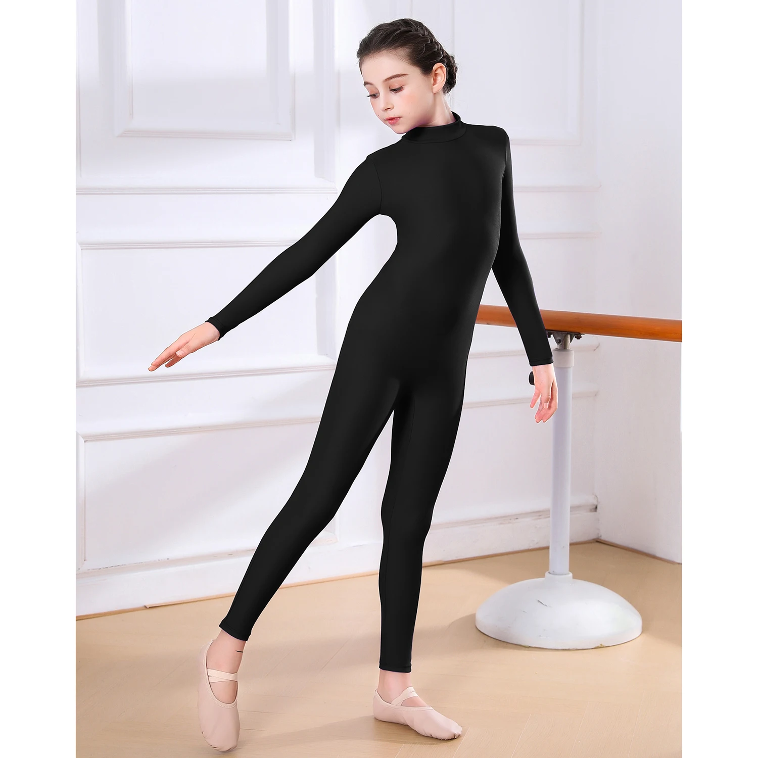 AOYLISEY Kids Ballet/Skate Dance Unitard Gymnastics Full Body