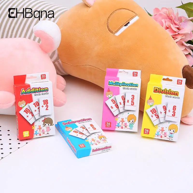 

Montessori Learning Cards Math Toys Education Flash Card Addition Subtraction Multiplication Division Arithmetic Toy Kids Toys