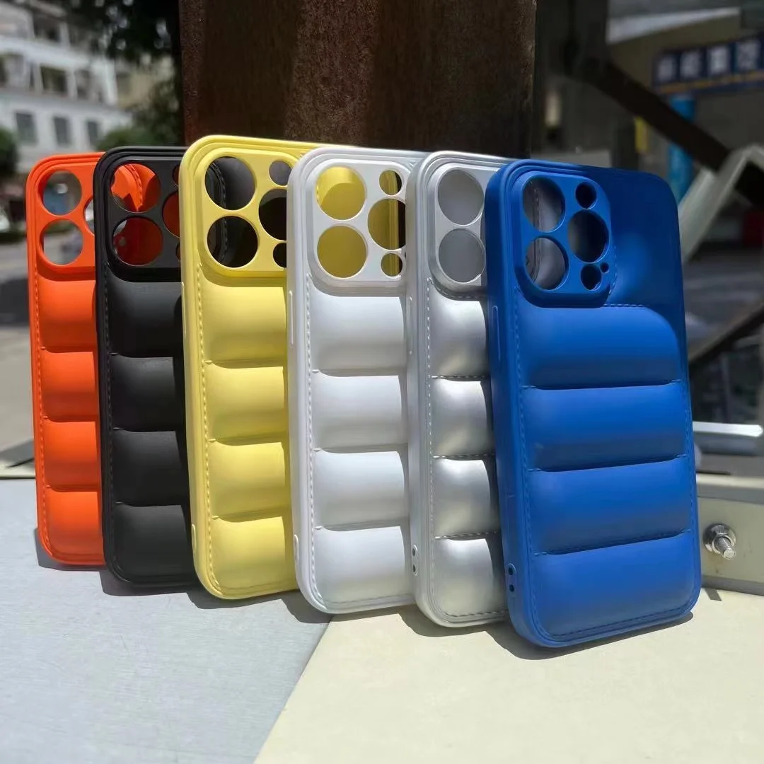 Color Airbag Phone Case For iPhone 13 11 Pro Max 12 Mini XS Max For iPhone 14 X XR Soft Silicone