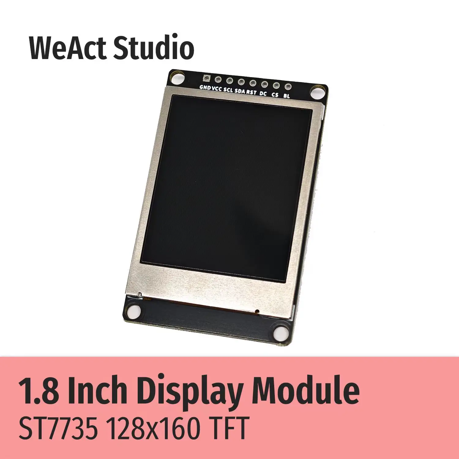 WeAct Ǯ ÷ LCD , 1.8 ġ TFT ÷, ST7735 ̺ IC, ǰ
