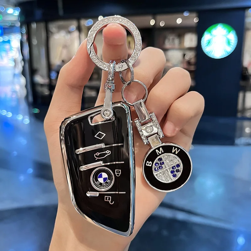 BMW 1 3 5 7 시리즈 X1 X3 X5 X6 F34 F10 F11 F20 F25 G30 M2 M3 M4 F15 F16 G01 용 TPU 자동차 리모컨 키 케이스 커버 쉘 보호대