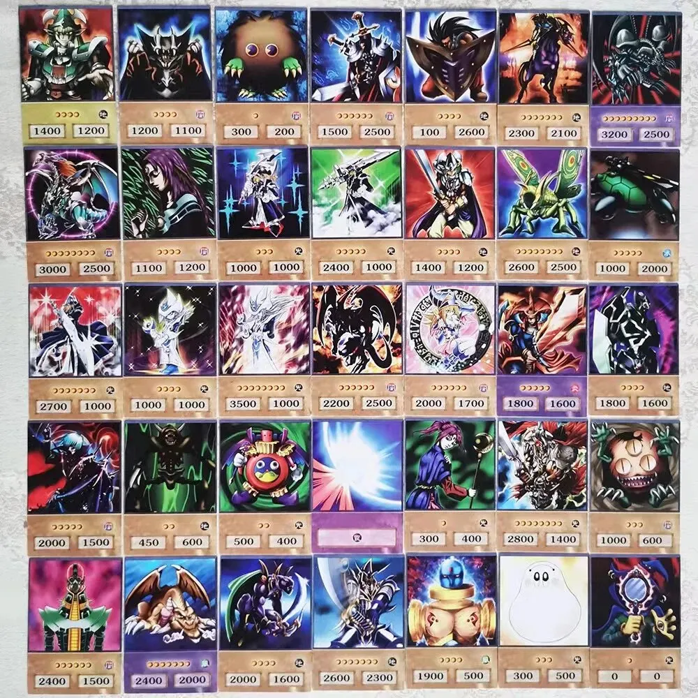Anime Cards Yu-Gi-Oh Anime Cards Blue Eyes Dark Magician Exodia Obelisk Slifer Ra Yugioh DM 100pcs DIY Card Kids Christmas Gift