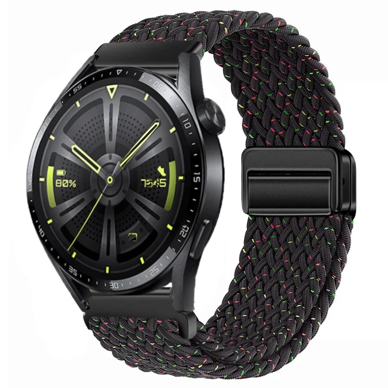 Nylon Braided Watch Strap - Durable Fabric Bracelet Wristband