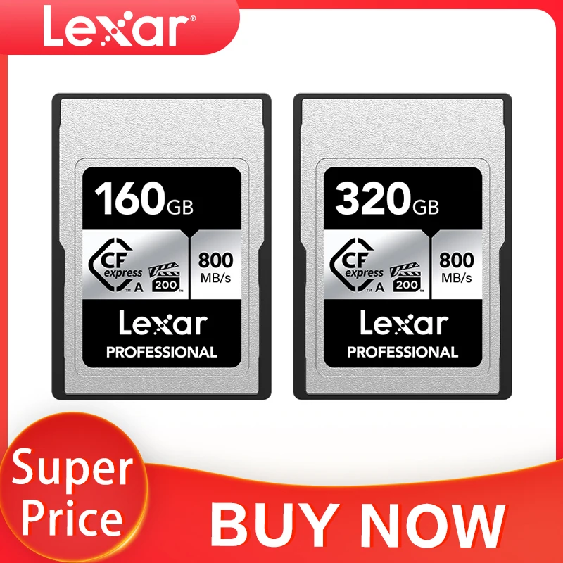 Lexar CFexpress Type A カード 320GB CFe Lexar Professional SILVER Series CFexpress Karta typu A 320