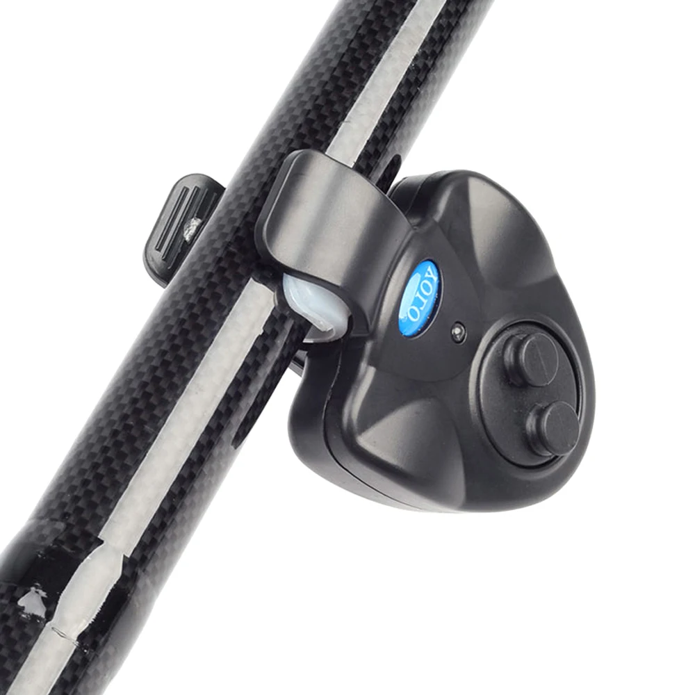 Mini Electronic Wireless Fishing Bite Alarm Sound Light Running