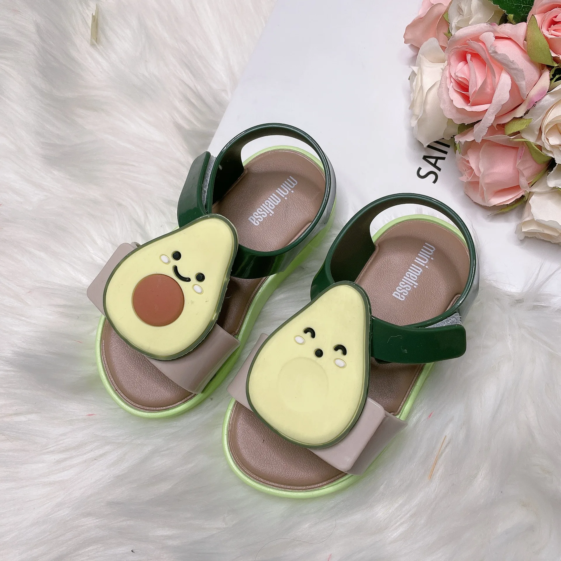 children's sandals near me Melissa Children's Sandals 2022 New Summer Melissa Mini Girls Jelly Shoes Roma Breathable Beach Shoes Kids Princess sandals slippers for boy