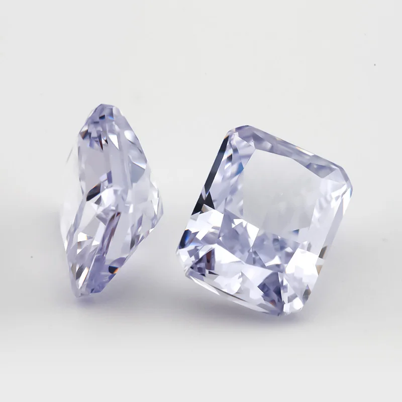 Größe 6x8mm~8x10mm Octangle Radiant Crushed Ice Cut Lose CZ Stein AAAAA Verschiedene Farben Zirkonia Synthetische Edelsteine für Schmuck – Detail 13