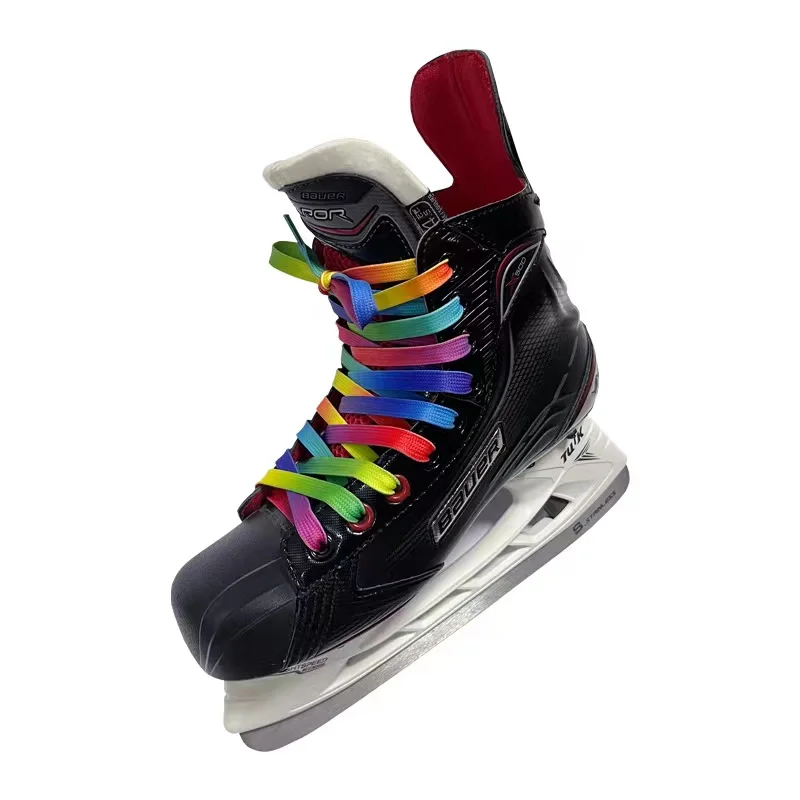Jofa Skate Laces Hockey 84 96 108 120in Dual Layer Braid Extra Reinforced Tips Waxed Tip Design Ice Hockey Skate