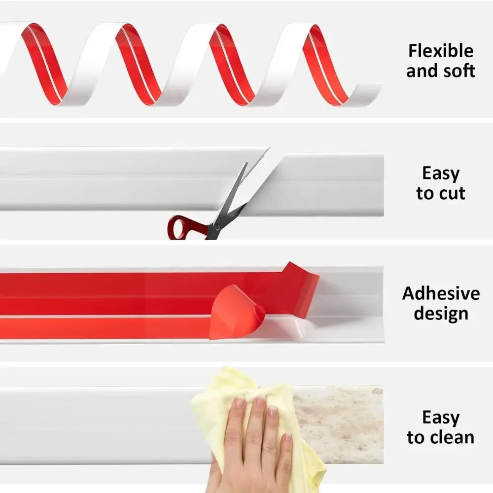 Flexible Peel Stick PVC Corner Protector Strip