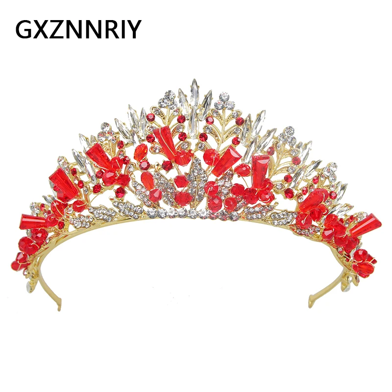 

Handmade Crystal Crown Party Tiaras and Crowns for Women Hair Accessories Bridal Wedding Hair Jewelry Beauty Pageant Headpiece