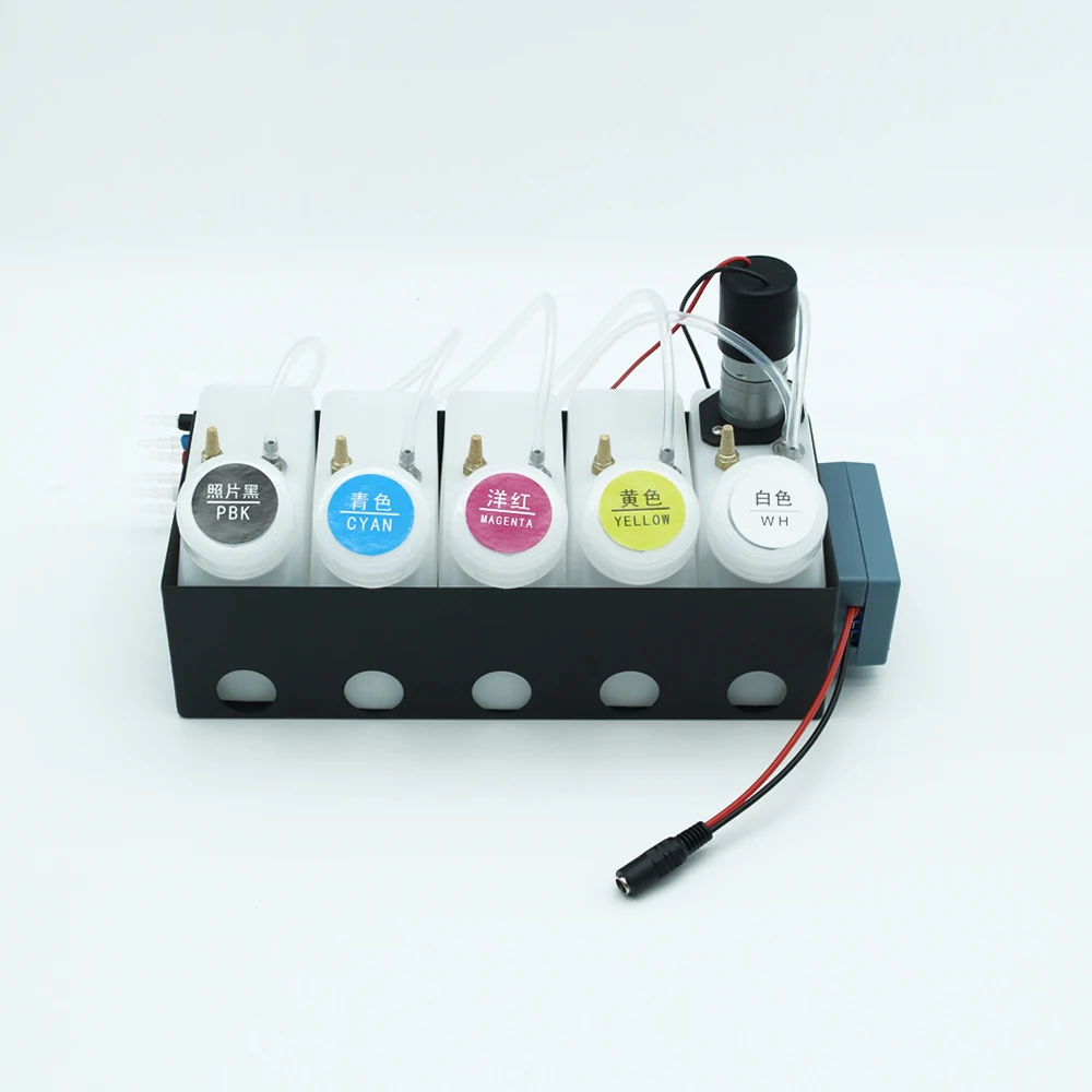 250ML DTF CISS Ink System Convert DIY Kit White Ink Tank Shake For Epson L18050 L8050 ET8550 XP15000 L1800 L805 System