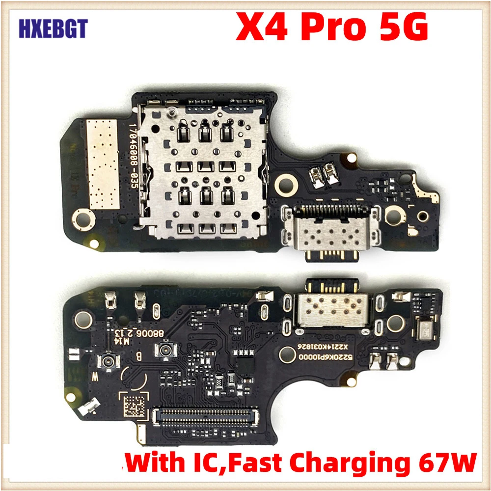 

Устройство для чтения Sim-карт Xiaomi X4 Pro, USB-порт для зарядки, адаптер, быстрая зарядка IC 67 Вт, запасные части