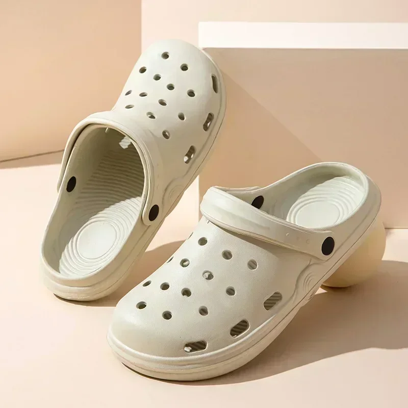 Womens House Slippers Casual Garden Clogs Outdoor Wide Toe Shoe For Ladies Men Sandalia Non Slip Indoor Outdoor Shoes slippers sandals shoes,slippers sandals,non slip slippers,female slippers