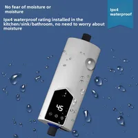 Chauffe-eau instantané 220V 3000W-5500W, chauffage électrique Portable pour salle de bains, douche d'eau chaude et chauffage de cuisine domestique 3