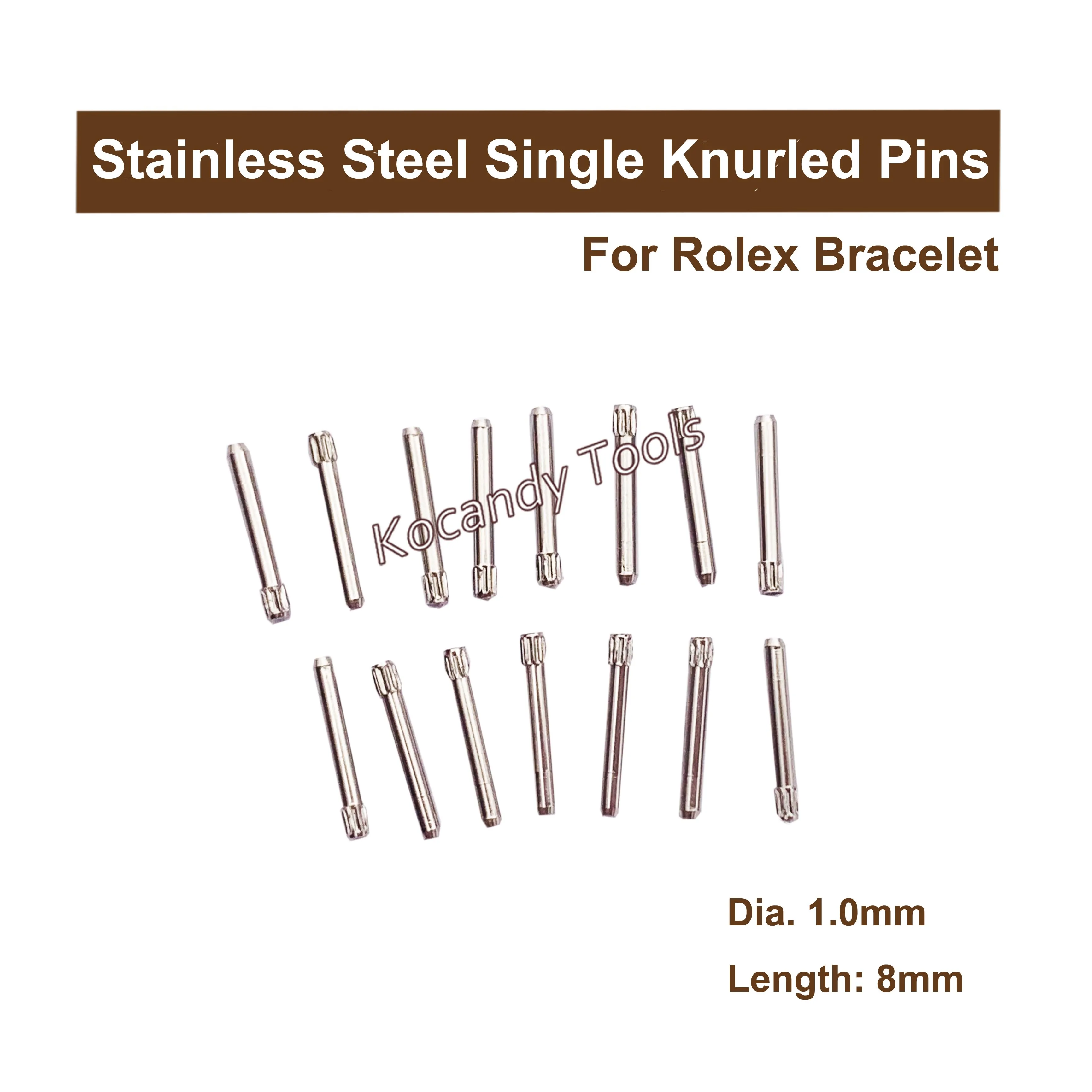 Total of 300pcs Stainless Steel Single Knurled Pins Replacement