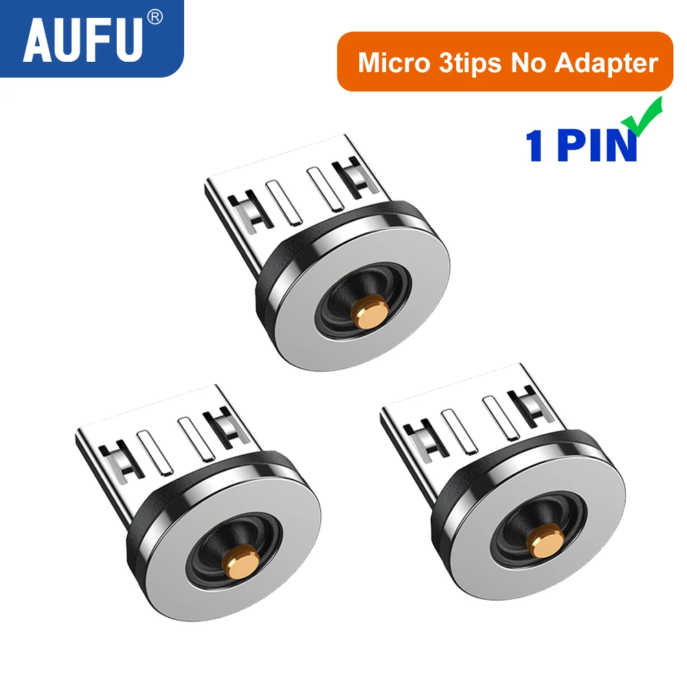 AUFU 540° Rotating Magnetic OTG Adapter - Universal Male Converter