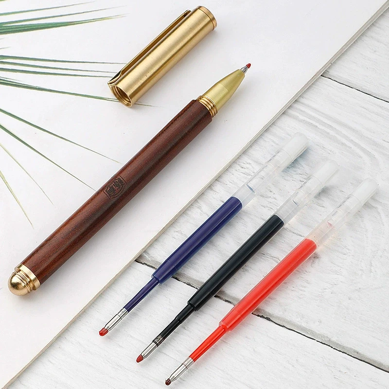 10 packs of 424 ink 0.5mm neutral pen core 99mm blue black red G2 ballpoint pen replaceable core for writing office stationery 5