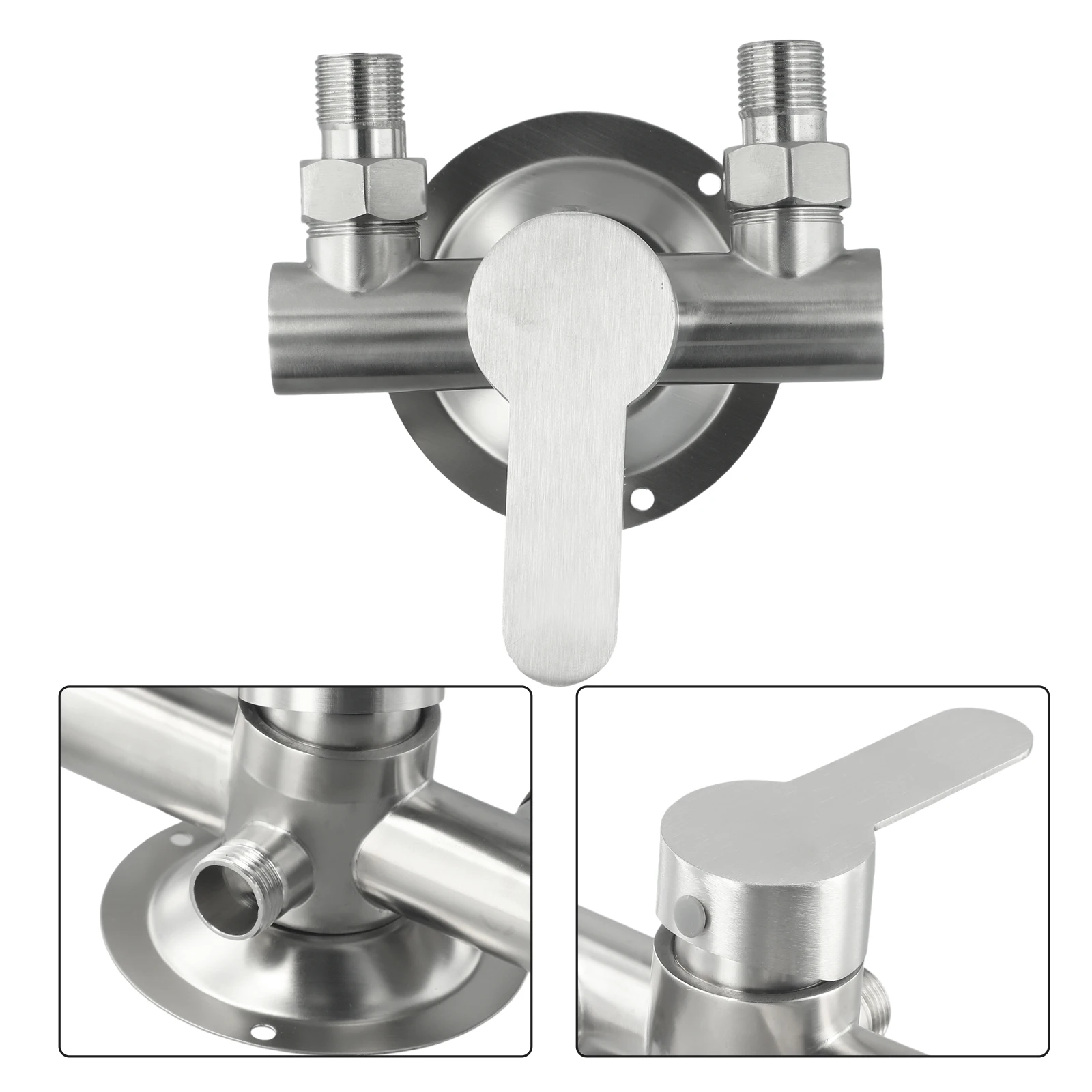 Stainless Steel Wall Mounted Shower Faucet Part Lifting Type Faucet