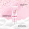Cherry Blossom Facial Cleanser Deep Cleansing Oil Control Moisturizing Non Tightness Hydrating Facial Cleanser Suitable All Skin 4
