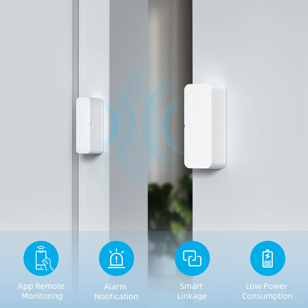 AVATTO Tuya WiFi Door Sensor Window Entry Sensor Security Burglar Magnetic Senso