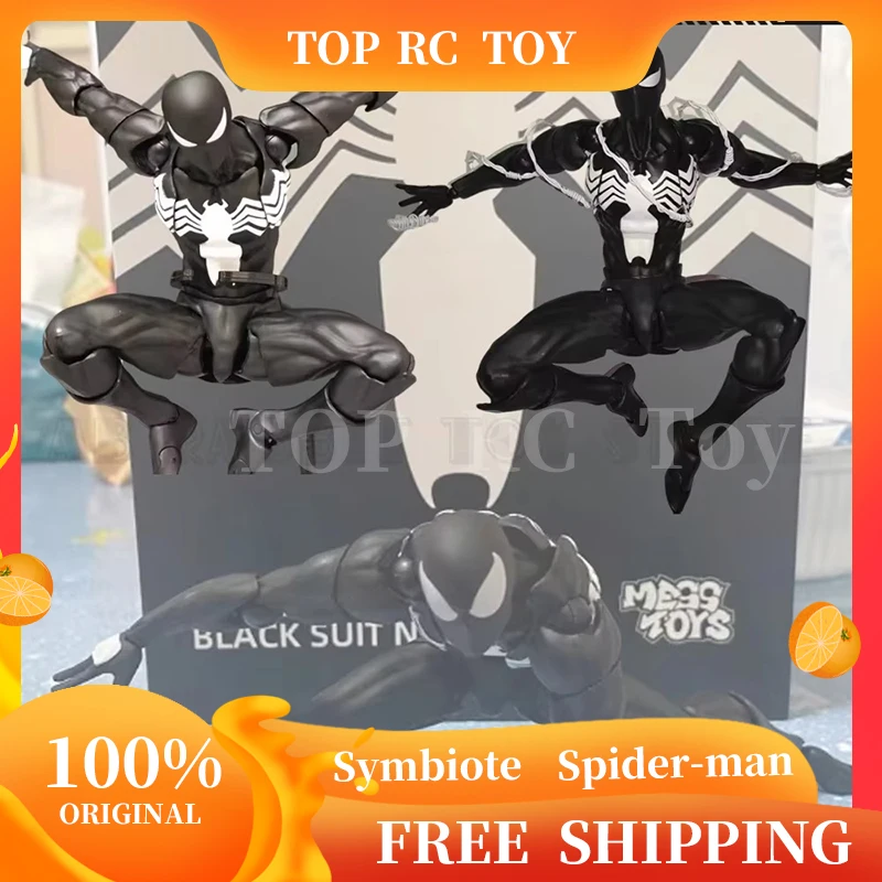 Neue MessToys Spiderman Figur CT Spielzeug Schwarz Rot Spider Man Figur Chaos Spielzeug Action Figur Individuelles Modell Geschenk Kind Angepasst Spielzeug