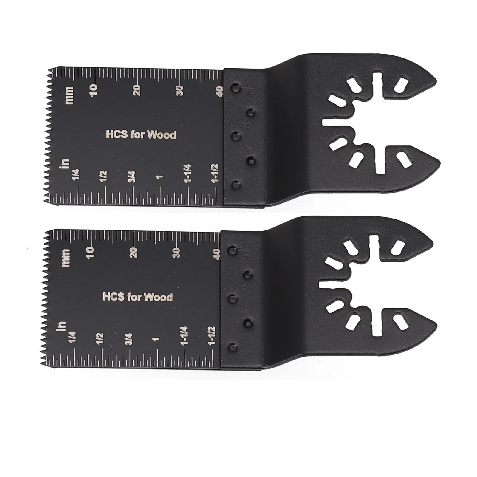 

2pcs Multi Tool Blades Oscillating Saw Blades For Wood Metal Plastic Cutting Teeth Width 34mm Length 93mm Power Tool Parts