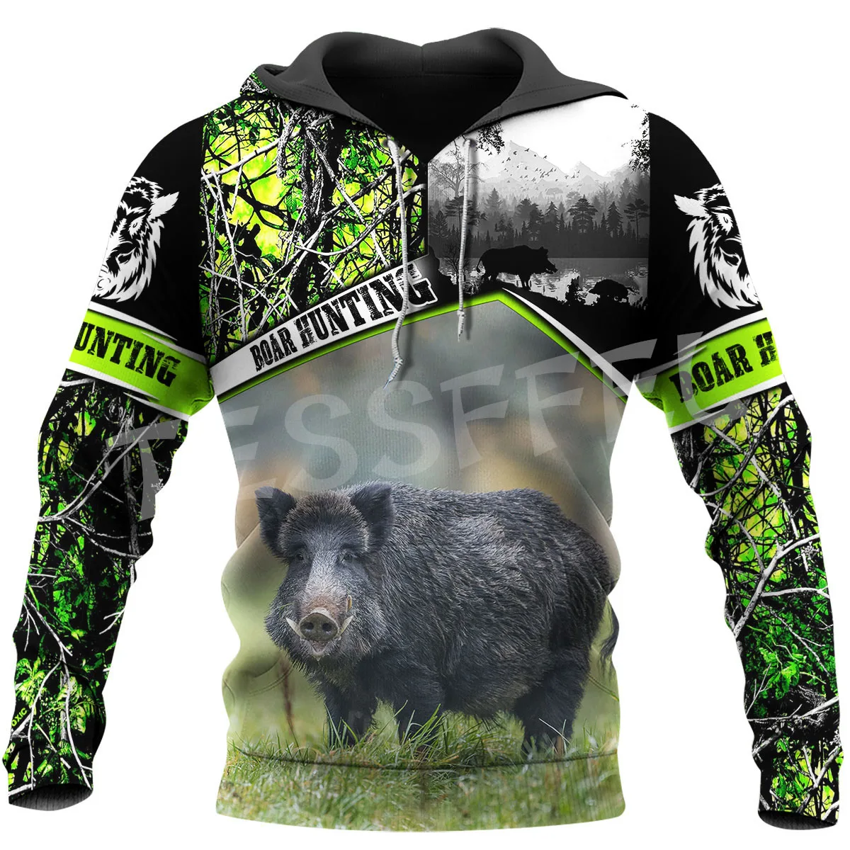 

NewFashion Custom Name Boar Hunting Camo Hunter Tattoo 3DPrint Harajuku Pullover Streetwear Unisex Casual Funny Jacket Hoodies G