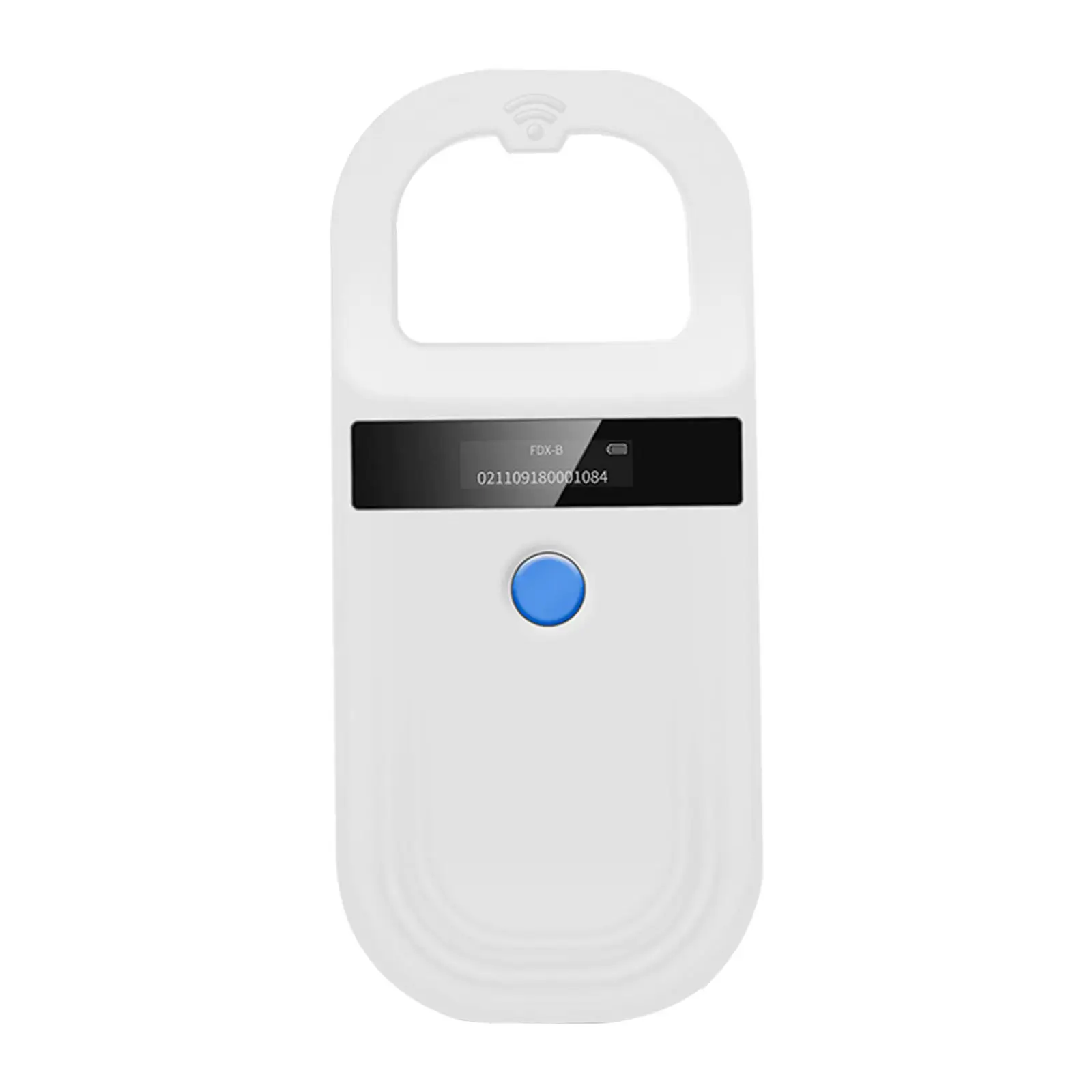 Portable Animal Clip Scanner Pet Microchip Display Screen Scanner Animal Handheld Reader for Management 128/256 Records