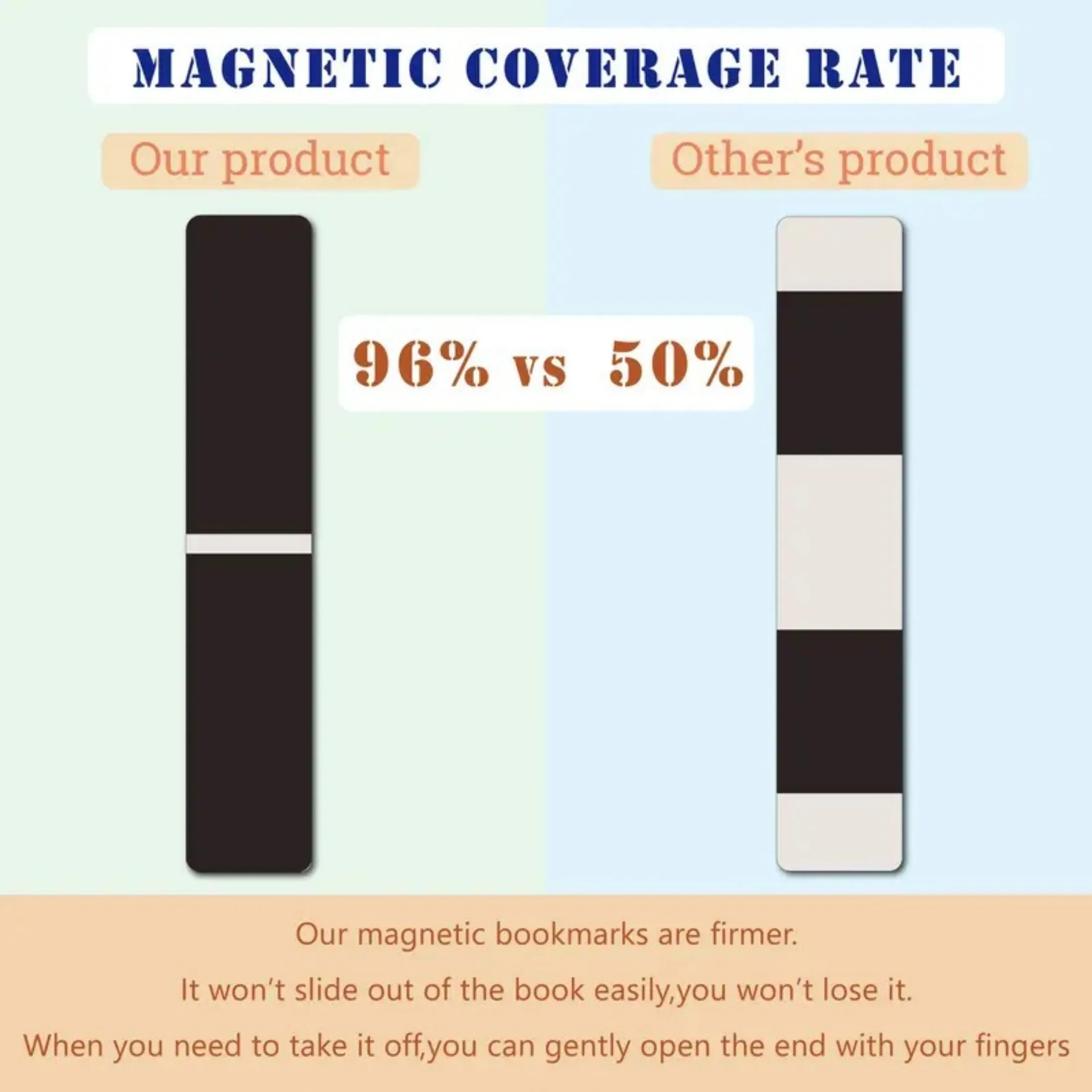 Assorted Marble Design Magnetic Bookmarks Bookmark Page Holder 12pcs Durable Page Markers Readers Students Teachers Office Use