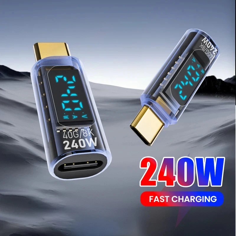 สายชาร์จ USB4 240W 8K สำหรับมือถือและแท็บเล็ต